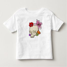 Camiseta Caveira e Flora