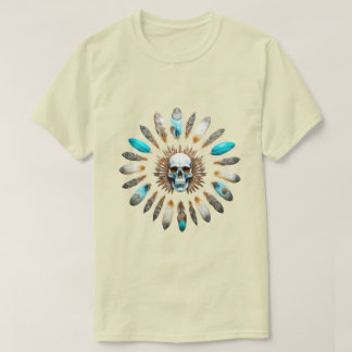 Camiseta Caveira e Penas 01