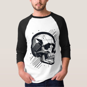 Camiseta Caveira em estilos diferentes 17