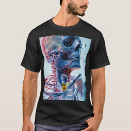 Camiseta Caveira: Exibição da Sala de Aula 3D