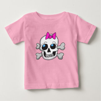 Camiseta Caveira Feminina Fofa 