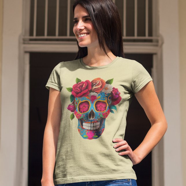 Camiseta Caveira Mexicana (Criador carregado)
