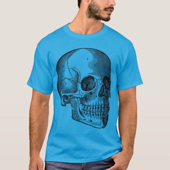 Camiseta Caveira - Preto (Frente)