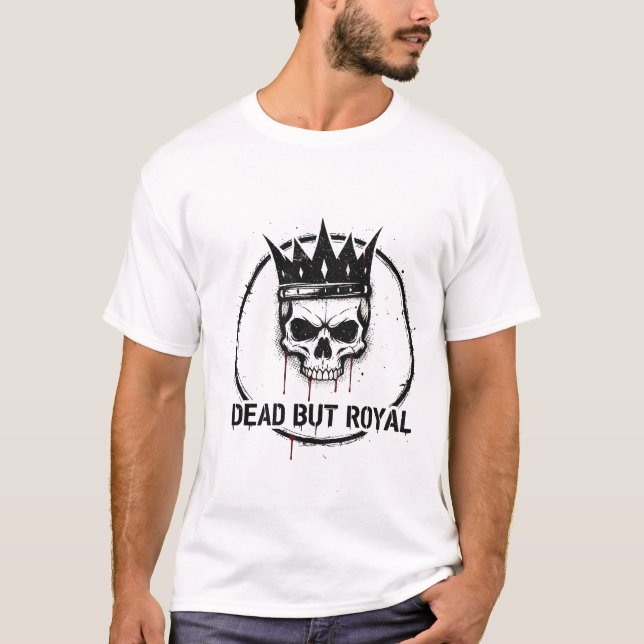 Camiseta Caveira Real Mas Morta (Frente)