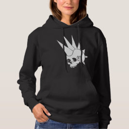 Camiseta Caveira Sem Mandíbula Punk Personalizável Versão 2