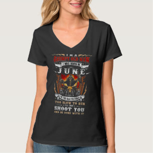 Camiseta Caveira, sou um velho rabugento, estava Nascer em