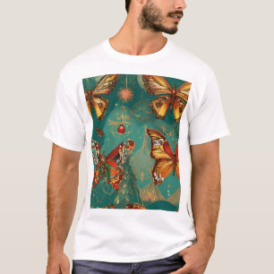Camiseta Caveira Steampunk com Afro de Borboleta – Basquia