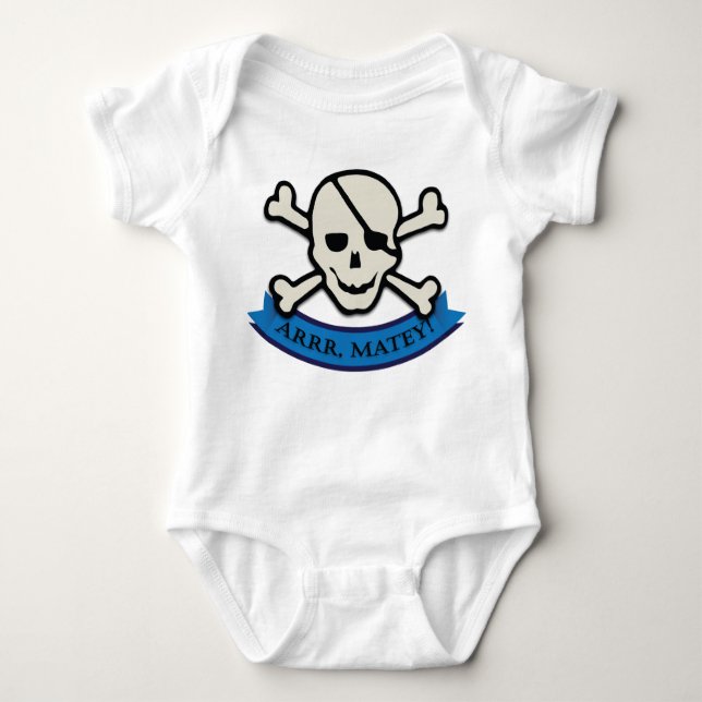 Camiseta Caveira - White Baby Jersey Bodycase (Frente)
