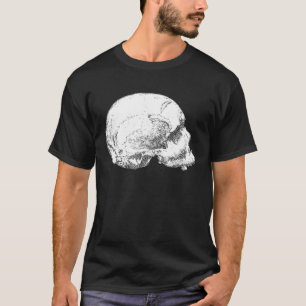 Camiseta Caveiras Ocas Grunge Gótico Vintage Distressed