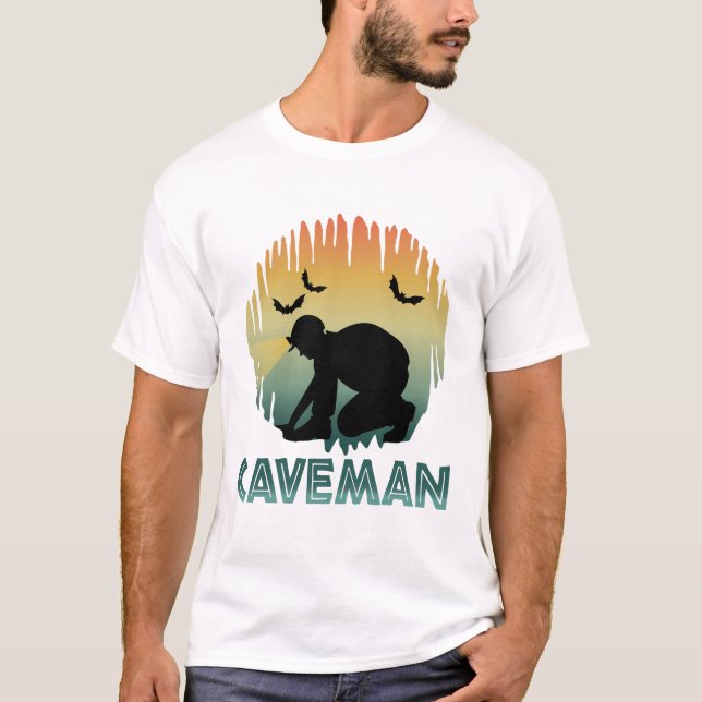 Camiseta Caveman - Espeleologia Caver (Frente)