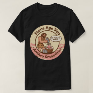 Camiseta Caveman Smoothies Mistura Antiga