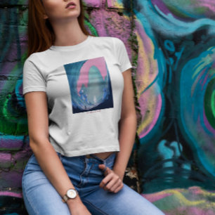 Camiseta Caverna com Paisagem Fantástica de Rochas