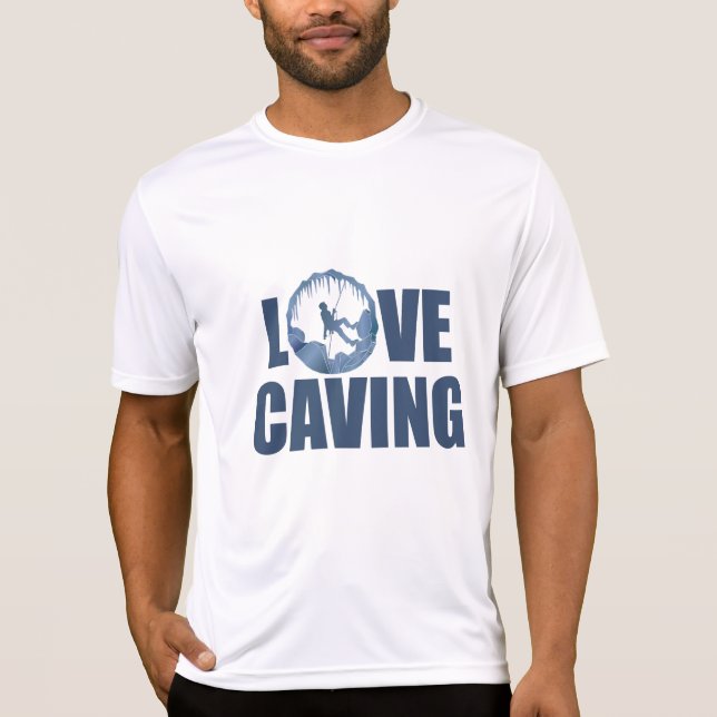 Camiseta Caverna do Amor - Espeleologia Da Caverna (Frente)