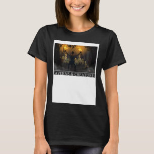 Camiseta Cavernas e Criaturas Ataque Zumbi