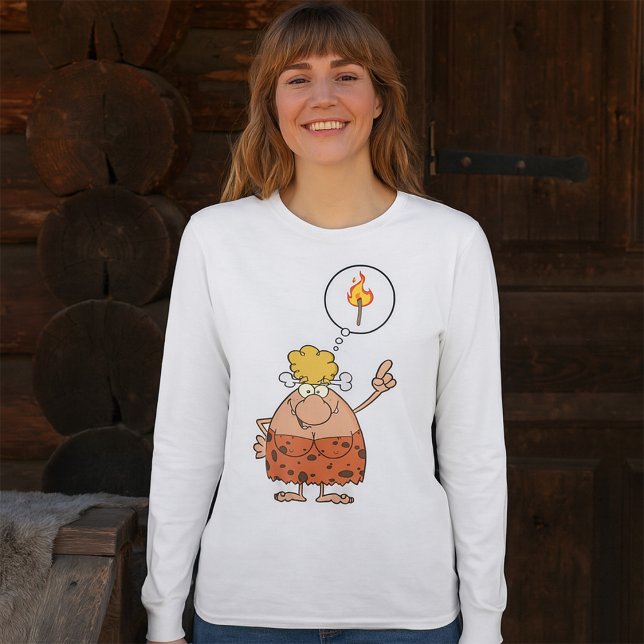 Camiseta Cavewan Pensando no Fire Stick (Criador carregado)