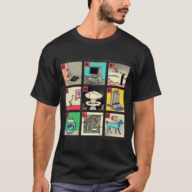 Camiseta Caveworld viagra boys banda (Frente)