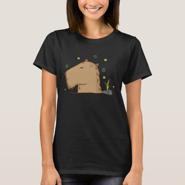 Camiseta Caviidae Guinea Pig in Hibernation (Frente)