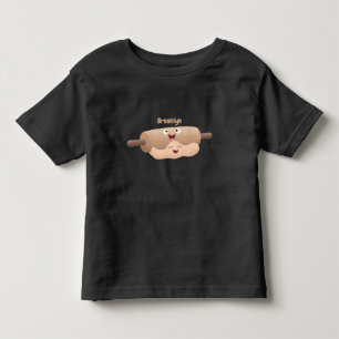 Camiseta Cavilha rolante e cartoon para pastelaria