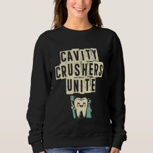 Camiseta Cavity Crushers Une Dentes Dentais Doutor Dentistr