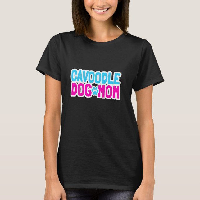 Camiseta Cavoodle Mãe Cachorro Verão (Frente)