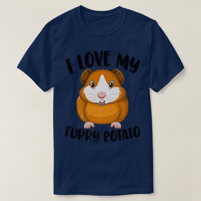 Camiseta Cavy Amava Os Proprietários De Porcos Da Guiné Eu  (Frente do Design)