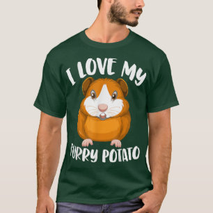 Camiseta Cavy Amava Os Proprietários De Porcos Da Guiné Eu