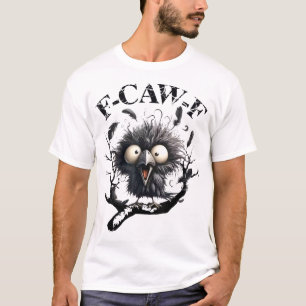 Camiseta Caw Black Crow Black Bird Crow Halloween