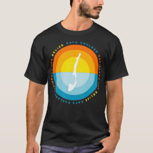 Camiseta Caye Caulker Belize Gráfico Sunset T