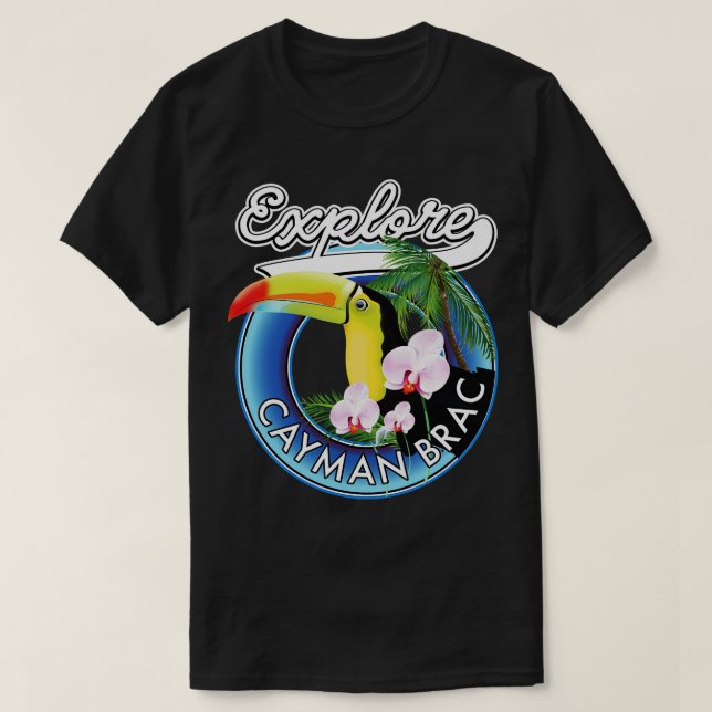 Camiseta Cayman Brac Viagem (Frente do Design)