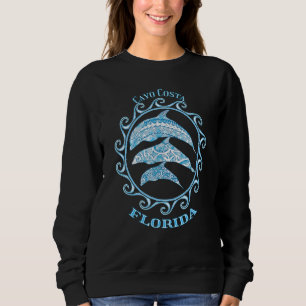 Camiseta Cayo Costa Florida Tribal Dolphins Ocean