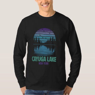 Camiseta Cayuga Lake New York Outdoor Vintage