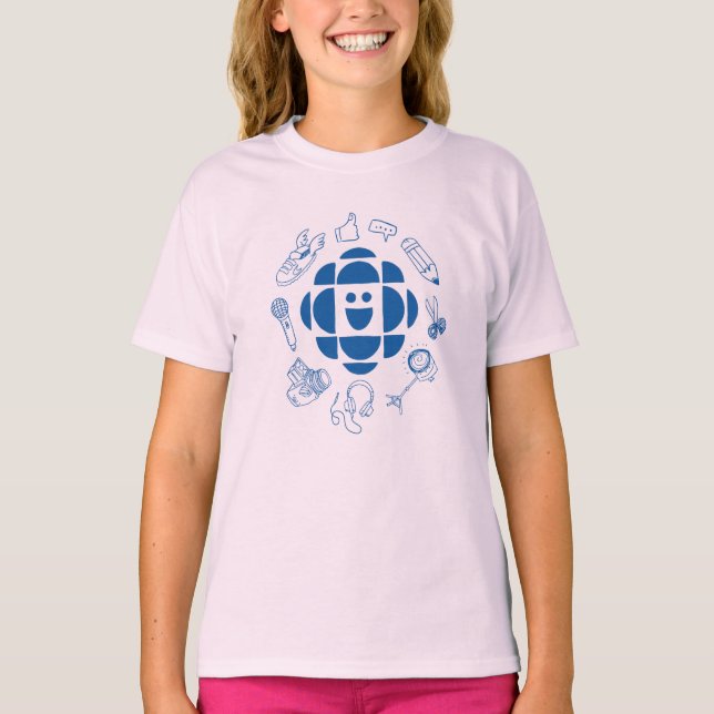 Camiseta CBC Kids Doodle Girls' (Frente)