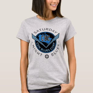 Camiseta CBC Sábado à Noite Blues Mulheres