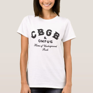 Camiseta CBS Baseba subterrâneo do punk rock do Raglan de