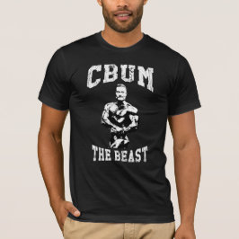 Camiseta CBUM Gym Motivation Fitness Workout The Beast 