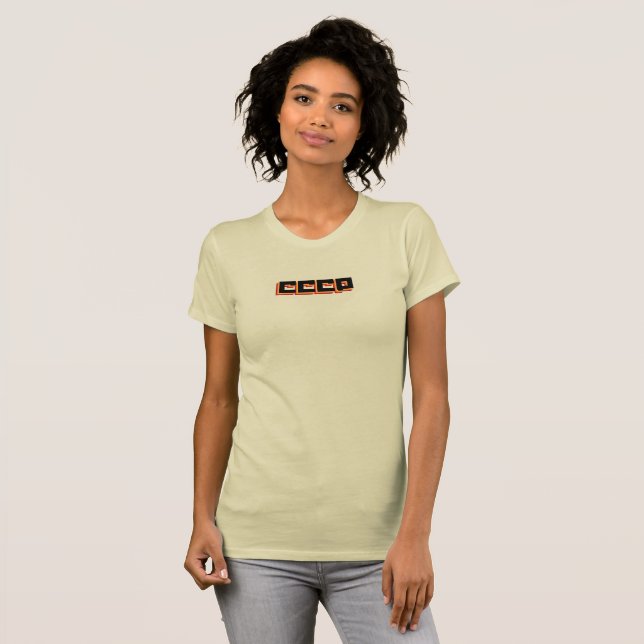 Camiseta CCCP Foice e Martelo 1980-1 (Frente Completa)