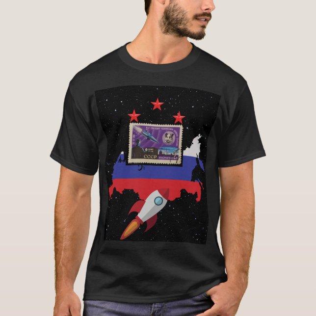Camiseta CCCP Space Program (Frente)