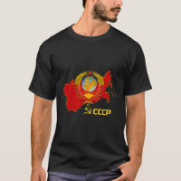 CCCP - T-Camisa de União Soviética