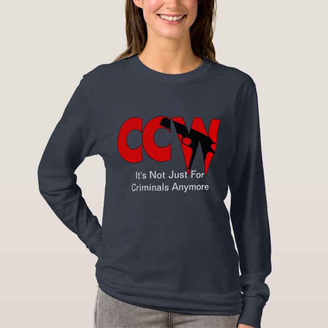 Camiseta CCW não é apenas para criminosos Anymore (Frente)