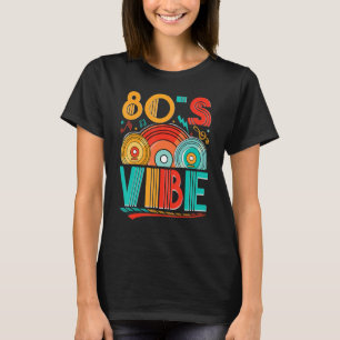 Camiseta CD Vibe anos 80 Música anos 80 Geração anos 1980 R