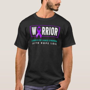 Camiseta Cdls Warrior Cornelia De Lange Síndrome De Cdls Aw