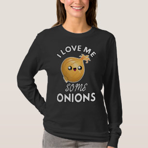 Camiseta Cebola Eu Amo-Me Algumas Cebolas Engraçadas Cozinh