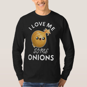 Camiseta Cebola Eu Amo-Me Algumas Cebolas Engraçadas Cozinh