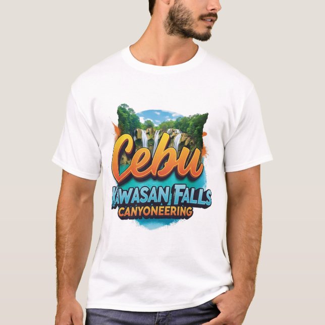 CAMISETA CEBU KAWASAN CANYONEERING DAS QUEDAS (Frente)