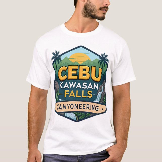 CAMISETA CEBU KAWASAN CANYONEERING DAS QUEDAS (Frente)