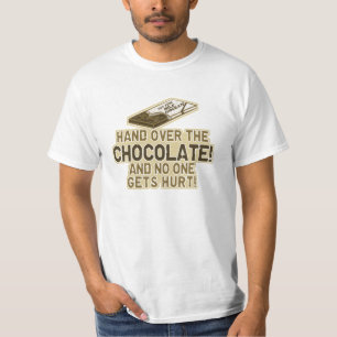 Camiseta Ceda o chocolate