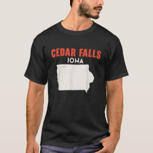 Camiseta Cedar Falls Iowa EUA State America Viagem Iowan