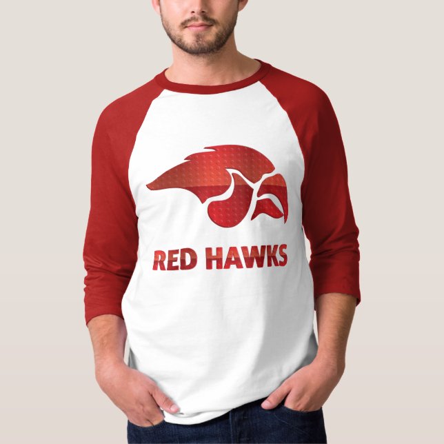 Camiseta Cedar Primavera Red Hawks #5 (Frente)