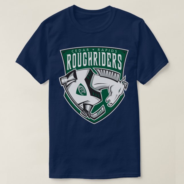 Camiseta Cedar Rapids RoughRiders (Frente do Design)