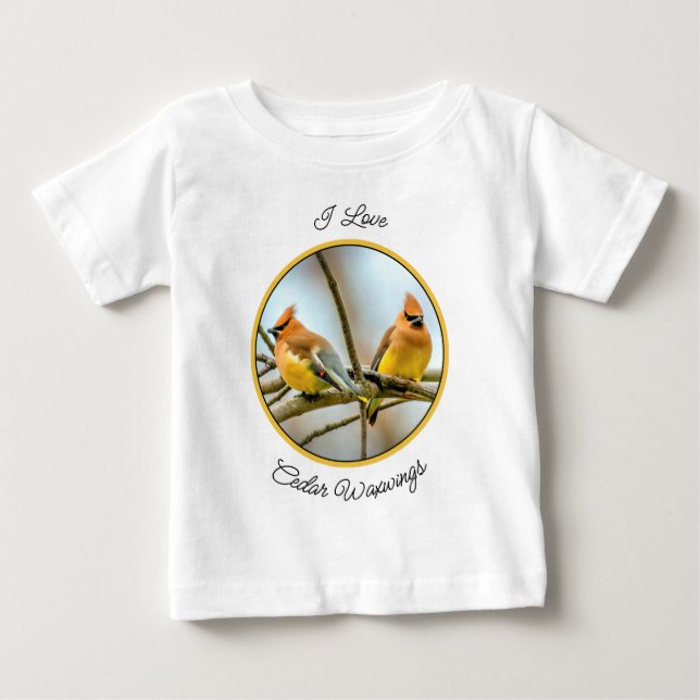 Camiseta Cedar Waxwing - Foto Original (Frente)